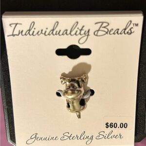 New Individuality Sterling Silver Dog Bead